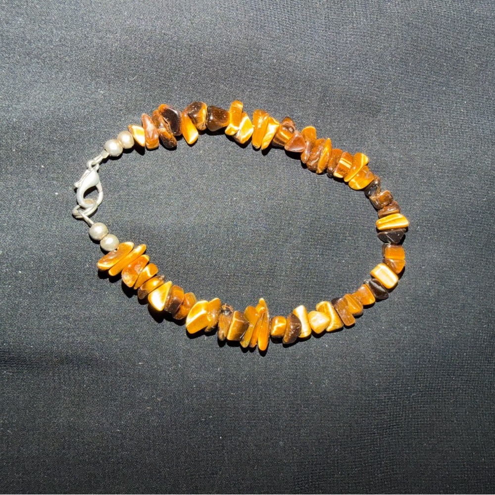 Amber Beaded Bracelet